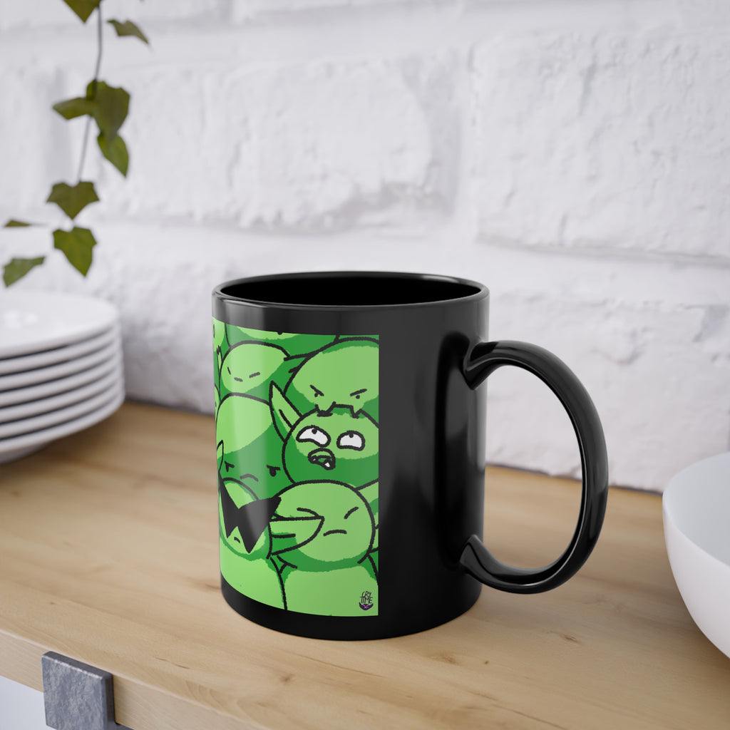 Taza Ejército Goblin negra (11oz)